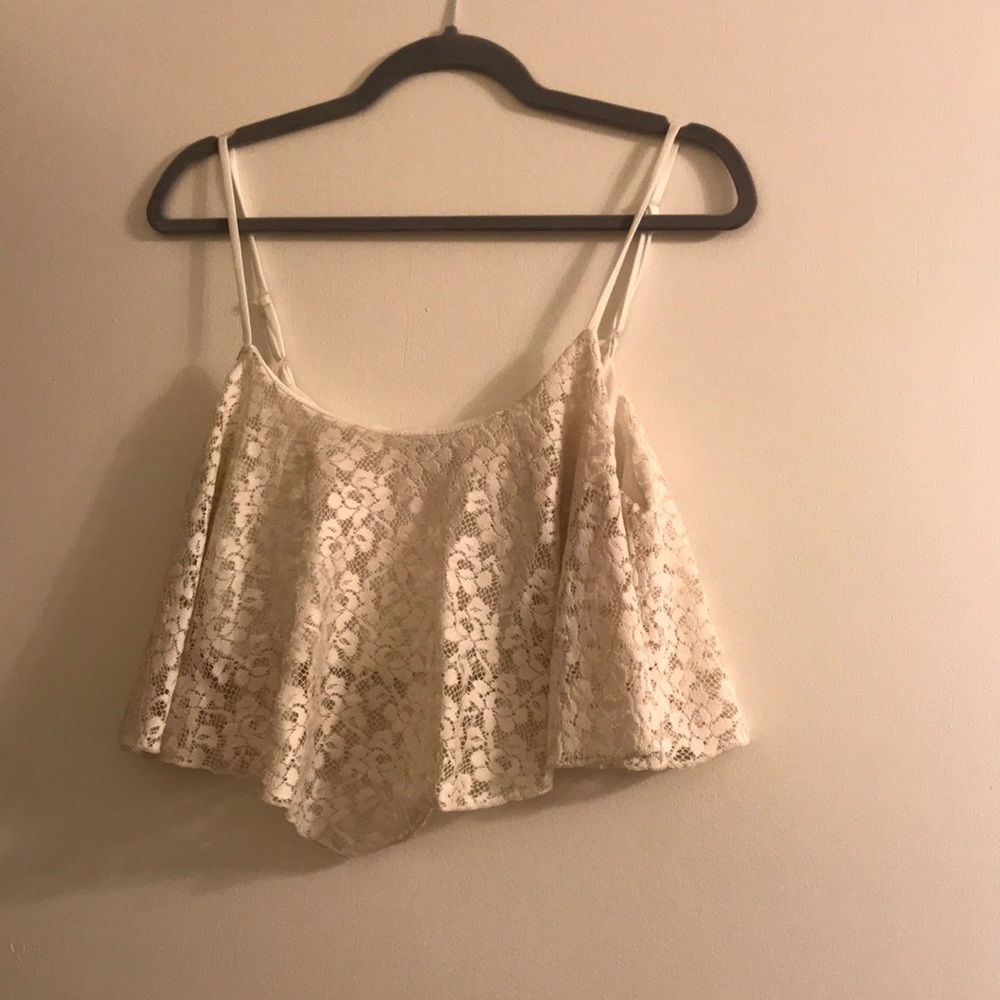 Kirra lace crop top